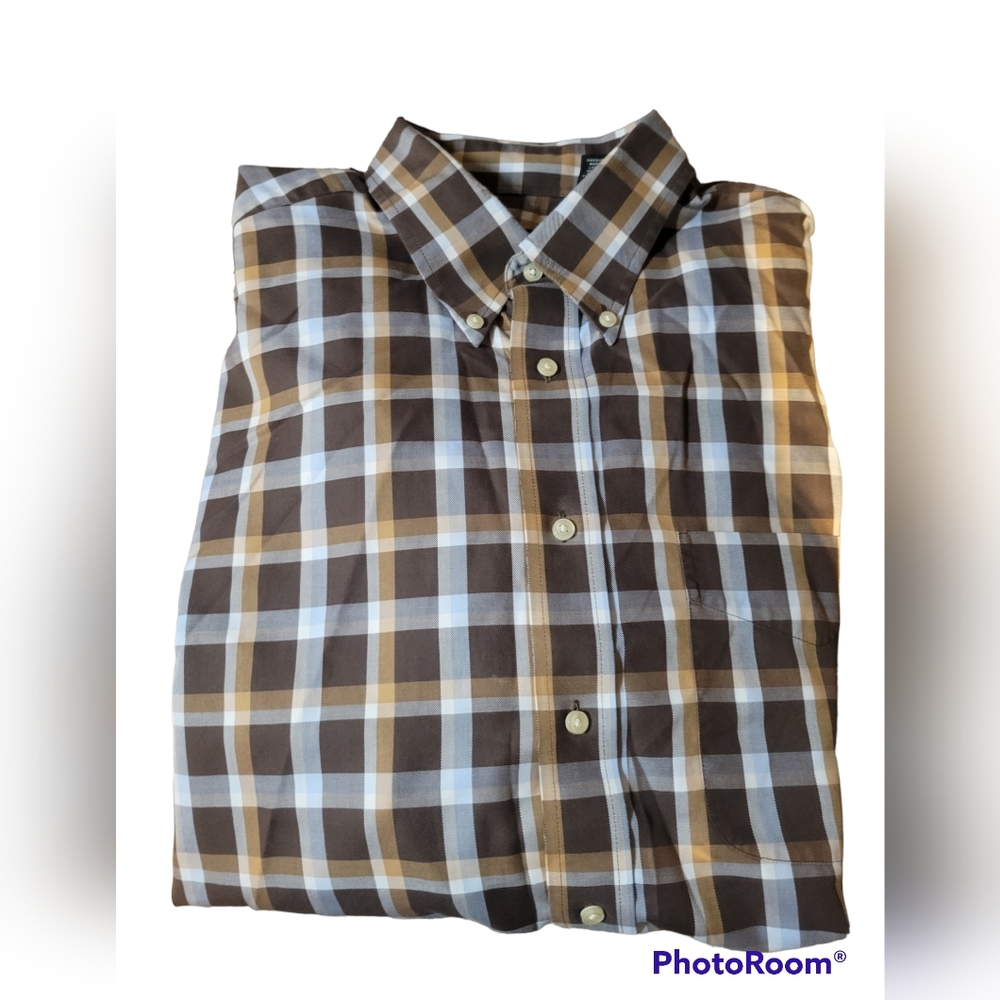 Jos A Bank mens Button up Long Sleeve Size Large